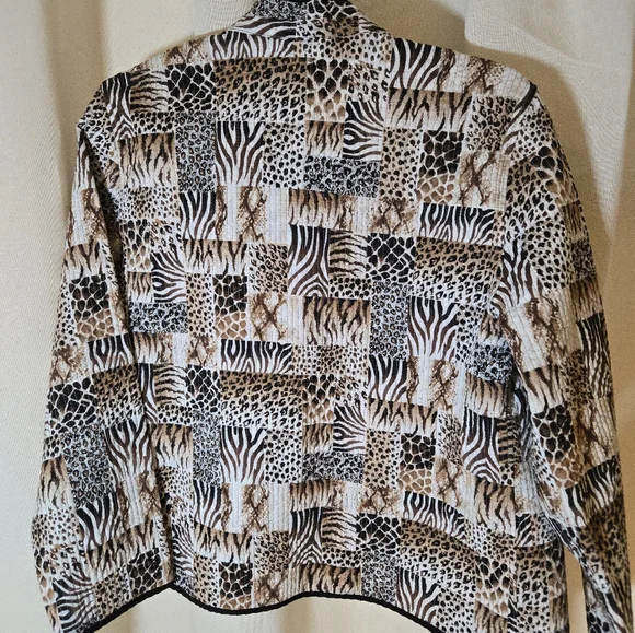 Alfred Dunner Black and Brown Blazers with Classic Style - Picture 3 of 3